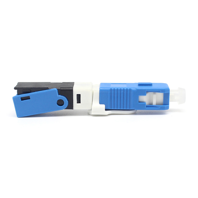 Conector rápido de modo único de fibra óptica SC/UPC para cable de caída