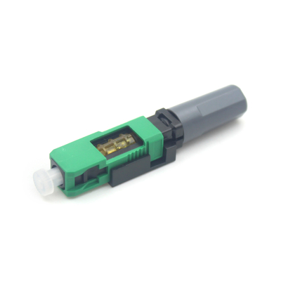 Conector óptico rápido de ensamblaje de campo de fibra SC/APC para conexiones FTTx sin fisuras