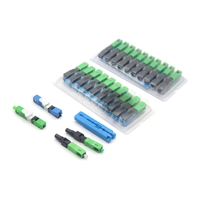 55mm/60mm Largo Tablet Electrónico FTTH Campo de ensamblaje de fibra óptica óptica SC UPC APC Conector rápido