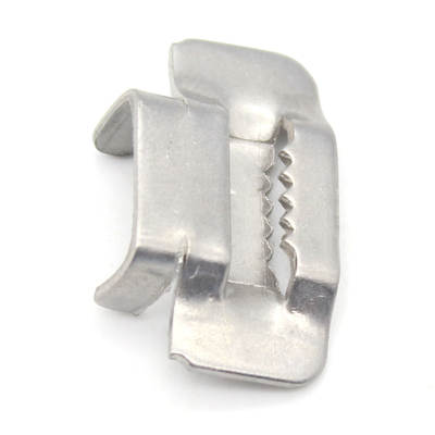 Acero inoxidable 1/4 de pulgada de ancho * 0,12 mm de espesor 100 Pcs Pack de bloqueo de las orejas banda de correa