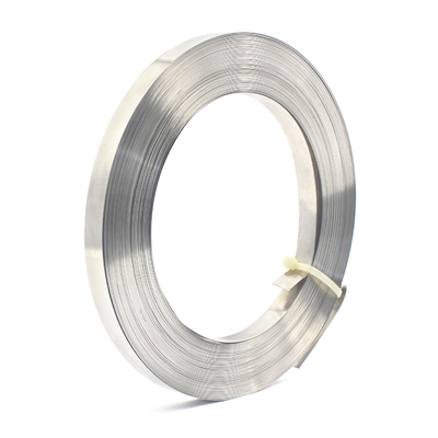 0.26/0.35/0.6/0.75mm Correa de banda de acero inoxidable para fijación de tuberías de longitud ajustable