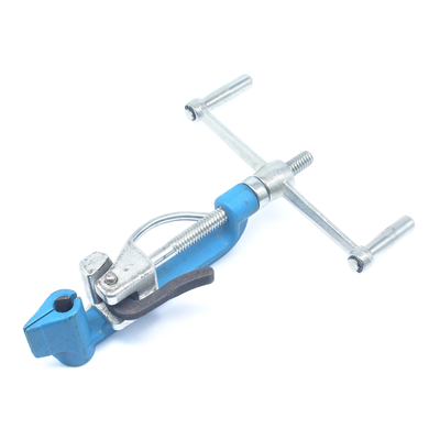 201/304/316 Tubo de fijación de longitud ajustable con correa de banda de acero inoxidable en azul