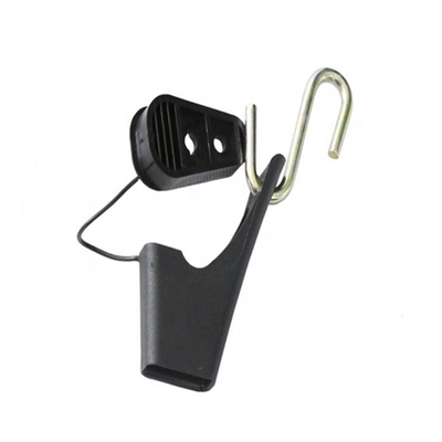 Clampada de tensión de aislamiento de acero inoxidable de 80 * 30 mm para cable de caída de fibra óptica exterior