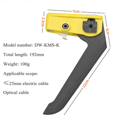 Slicer de cable KMS-K Soporte personalizado para el corte longitudinal de la vaina de fibra óptica