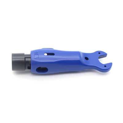 Cable azul de grado industrial CABLECON Deslizador de aislamiento para cable coaxial RG59 RG6