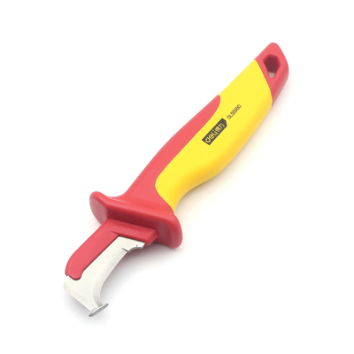 Di adiós al aburrido desnudismo con el cuchillo eléctrico rojo/amarillo multifunción