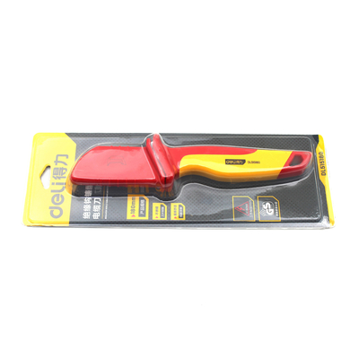 Di adiós al aburrido desnudismo con el cuchillo eléctrico rojo/amarillo multifunción