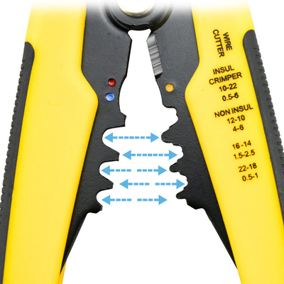 Apoyo personalizado OEM 8 pulgadas cortador de cable de cobre Crimper herramienta Stripper de alambre de acero