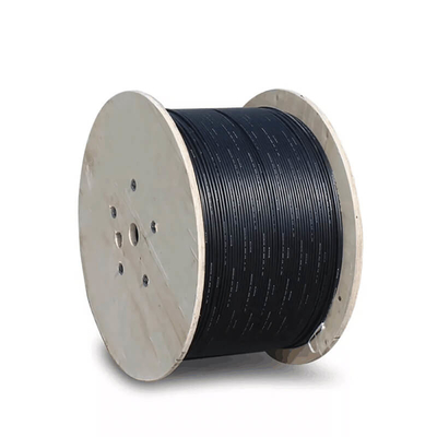 Multimodo ADSS 48 núcleo de fibra óptica de cable PE con carcasa negra