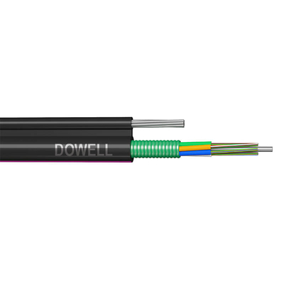 SM MM FTTH cable de fibra óptica PE envuelto en la cubierta Cable blindado de fibra óptica para exteriores