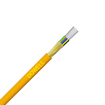 2-24 núcleos Cable de fibra de amortiguador estrecho con chaqueta de PVC LSZH y hilos de aramida