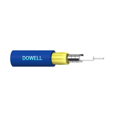 Cable de fibra óptica FTTH simple 1 núcleo en el interior con cubierta de PVC LSZH