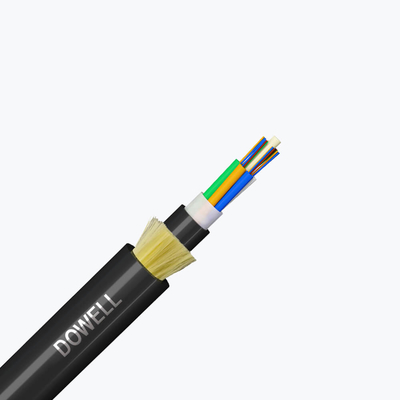 Todos los cables de fibra óptica dieléctrica de soporte aéreo 2 6 12 24 48 144 núcleos