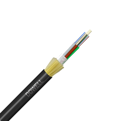 Redes de comunicaciones al aire libre ADSS de cable de fibra de un solo modo PE