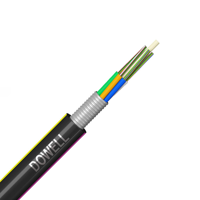 Cables de fibra óptica resistentes al agua resistentes a la trituración con chaqueta doble
