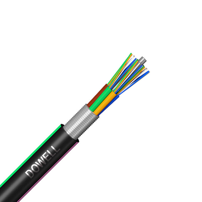GYTA cable de fibra fijado de múltiples modos tubo suelto PE de cubierta de aluminio cable de grifo