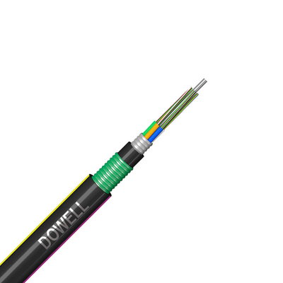 Cable de red de fibra óptica de color Cable de fibra óptica de núcleo 48 GYTA53 Con una cubierta exterior PE