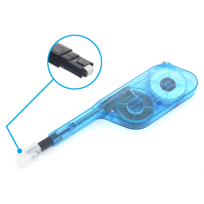 Un limpiador de conectores de fibra óptica de empuje Sc limpiador de fibra para conectores MPO MTP