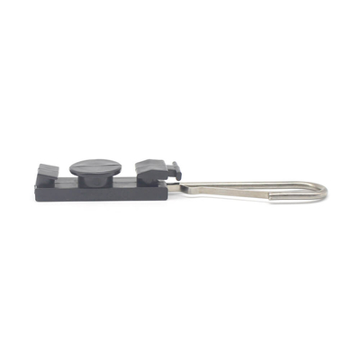 Clampada de cuerda de anclaje de tipo S para exteriores Clampada de tensión de alambre de caída con gancho abierto plano