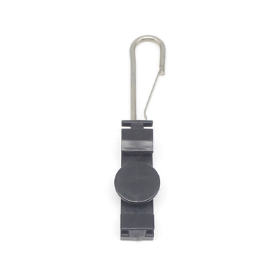 Clampada de cuerda de anclaje de tipo S para exteriores Clampada de tensión de alambre de caída con gancho abierto plano