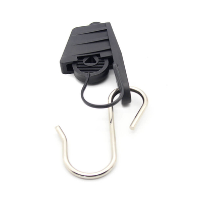 Clampada de cable de tensión de nylon resistente a los rayos UV para la construcción de telecomunicaciones