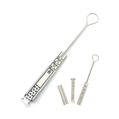 Clampada de tensión de cuerda exterior de acero inoxidable para tirar del alambre