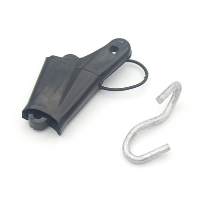 Clampada de alambre de fibra galvanizada resistente a los rayos UV para 1 par de cobre