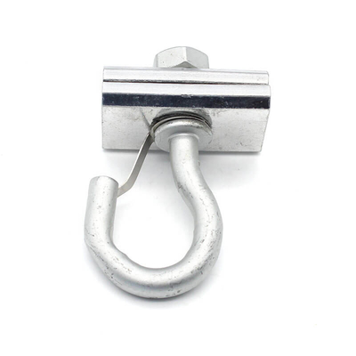 Gancho galvanizado de acero tipo C para cableado de fibra óptica