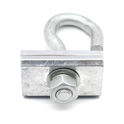 Gancho galvanizado de acero tipo C para cableado de fibra óptica