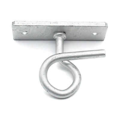 Cable de caída de FTTH ajuste de gancho de tira de aleación de aluminio tipo C soporte de poste