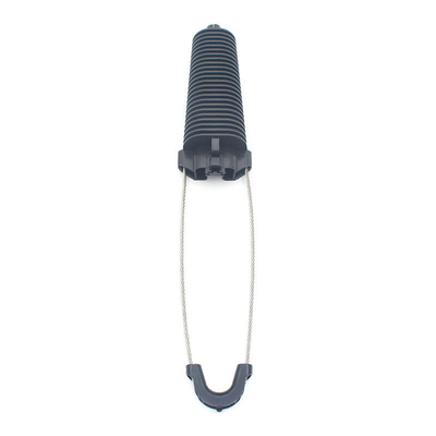 Anclado de cable ADSS de plástico térmico, abrazadera de extremo sin salida, protegida contra los rayos UV de 4 a 8 mm