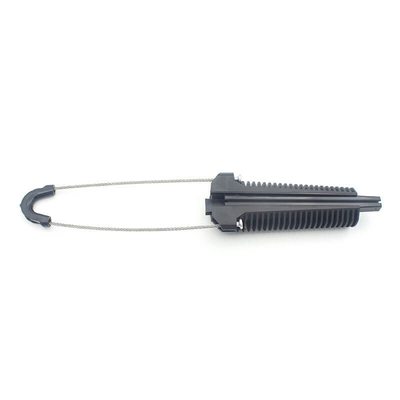 Anclado de cable ADSS de plástico térmico, abrazadera de extremo sin salida, protegida contra los rayos UV de 4 a 8 mm