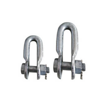 Cadenas de tamaño U tipo de plata galvanizada por inmersión en caliente para equipos de línea aérea