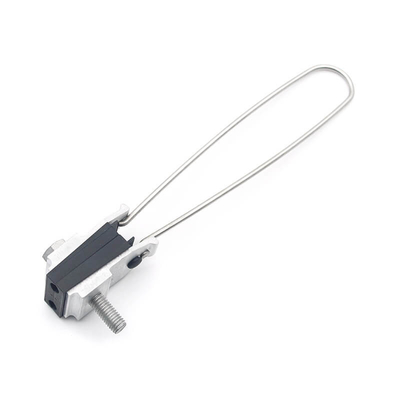Clampada de anclaje ADSS de aleación de aluminio autoajustable para 4 núcleos
