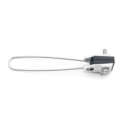 Clampada de anclaje ADSS de aleación de aluminio autoajustable para 4 núcleos