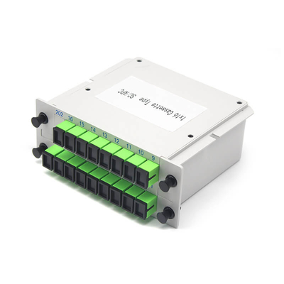 1*2 2*2 1*4 2*4 Fibra óptica Plc Splitter con chaqueta de PVC LSZH