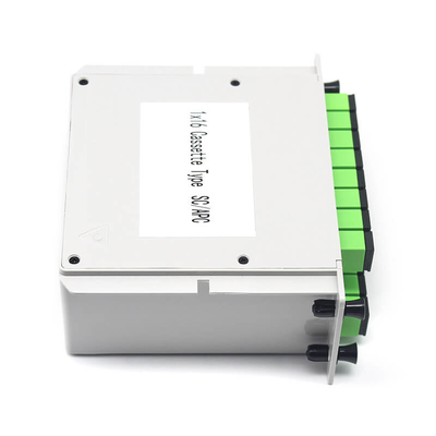 1*2 2*2 1*4 2*4 Fibra óptica Plc Splitter con chaqueta de PVC LSZH