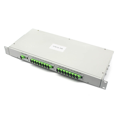 Tipo de bastidor 19 pulgadas 1U 2U Fibra PLC Splitter SM Sistema CATV