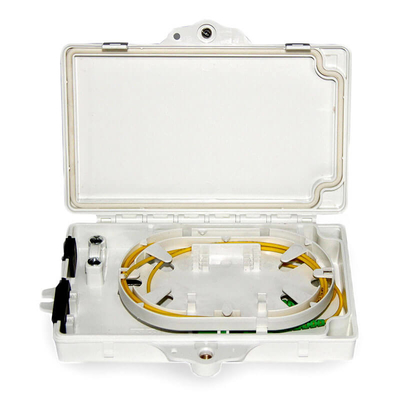 Caja de distribución óptica PC ABS 2 núcleos en la red FTTX