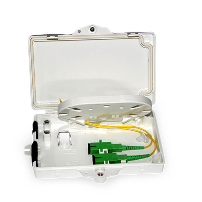 Caja de distribución óptica PC ABS 2 núcleos en la red FTTX