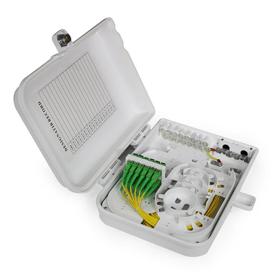 12F Caja de distribución de fibra óptica FTTH para montaje de pared interior exterior
