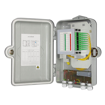Fibra óptica Ftth Caja exterior 1:4 1:8 1:16 1:32 Caja de distribución de divisores de plc
