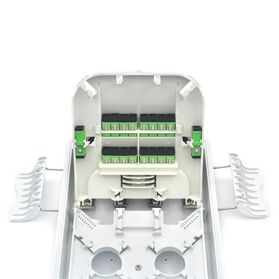 16 núcleos ABS Cuadro de terminación de fibra de pie con 2x1:8 Tube Splitter a prueba de agua