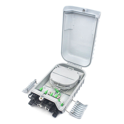 Cuadro de distribución de fibra óptica para paredes interiores 8 núcleos impermeable IP55