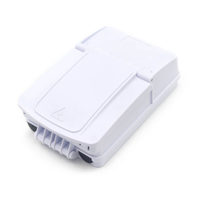 FTTH 8 puertos caja de distribución de fibra óptica de plástico