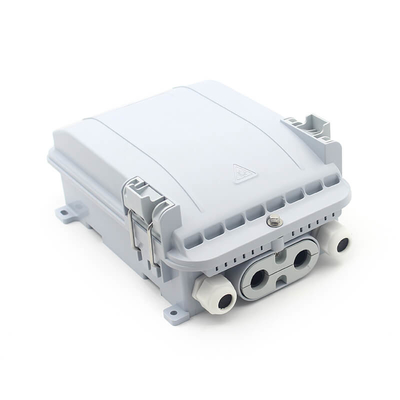 12 puertos Mini SC Caja de terminación de fibra óptica Flip-up para el sistema FTTx FTTA