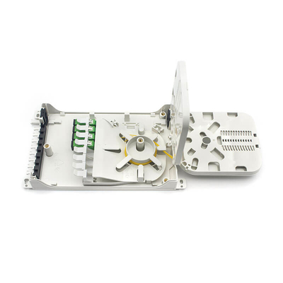 8 Cuadro de distribución de fibra óptica SC de núcleo blanco para centros de datos de alta densidad