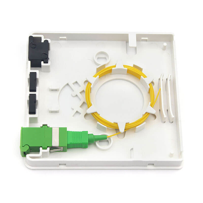 2 núcleos 4 núcleos de fibra óptica terminal de conexión ABS plástico para FTTH