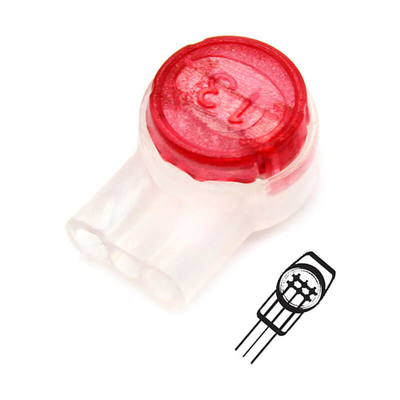 19-26AWG Conector de trasero UR2 rojo