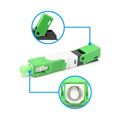 Conector de ensamblaje de campo de fibra óptica SC/APC preinsertado